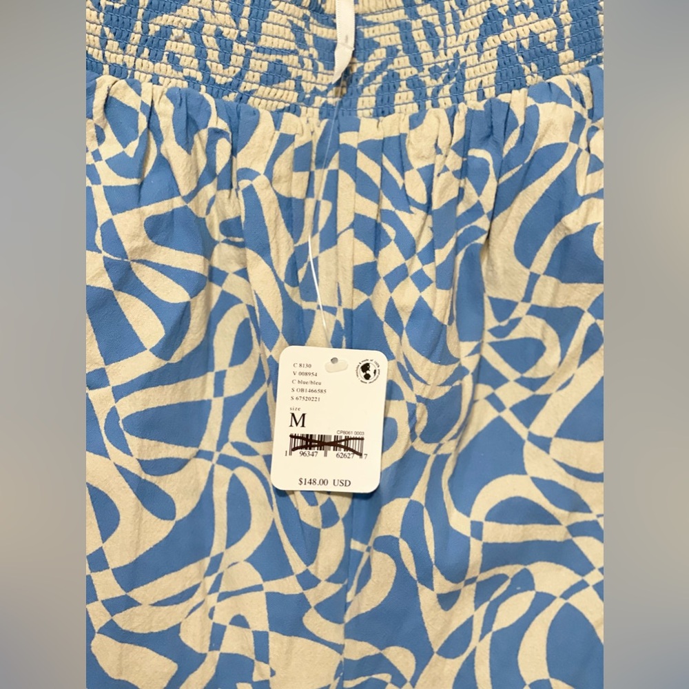 Free People Kira Jumpsuit Blue Wide Leg - Picture 4 of 4